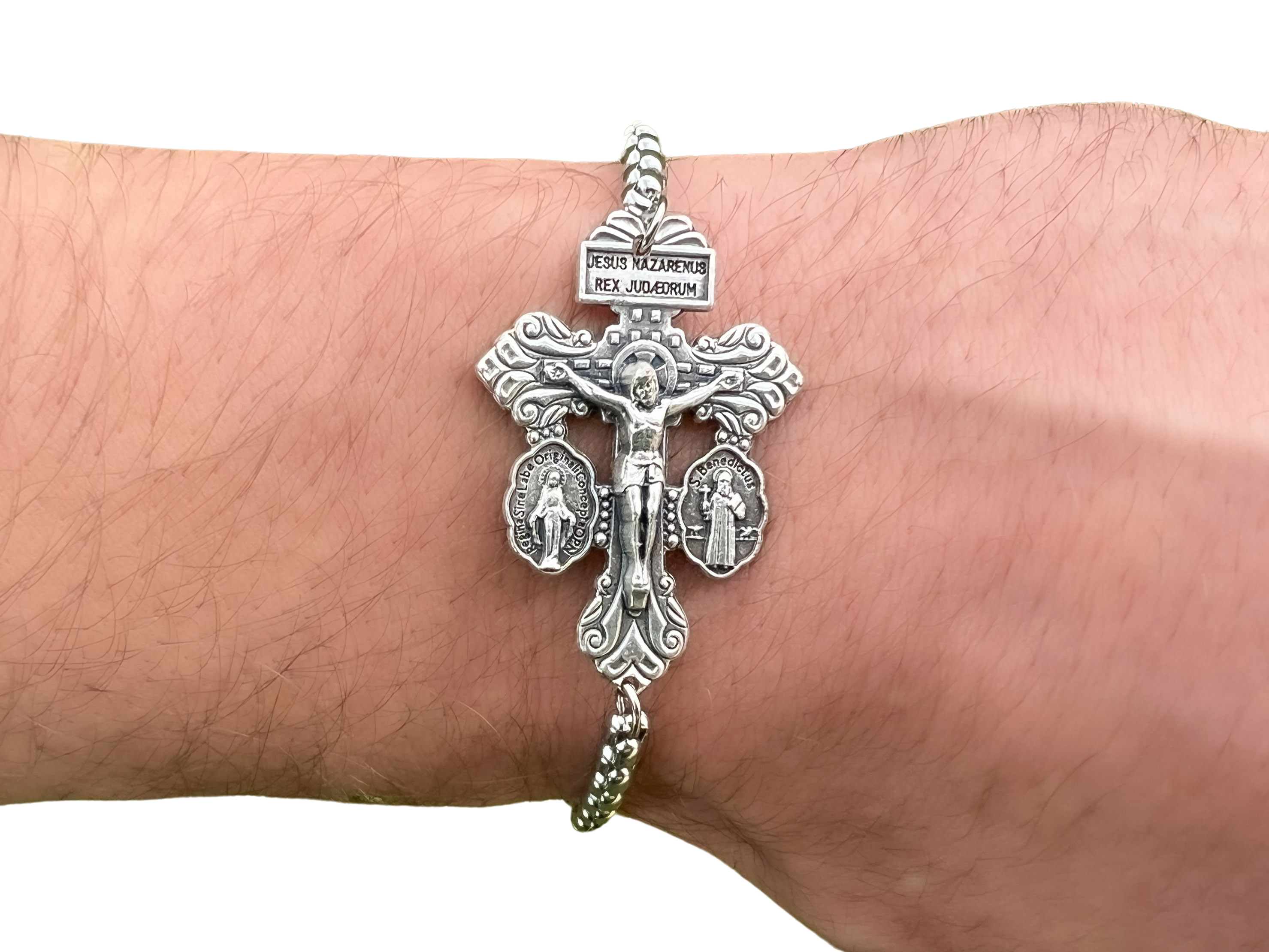 Bracelet crucifix deals