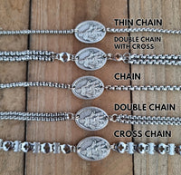 
              Catholic Saint Bracelet In Five Chain Styles
            