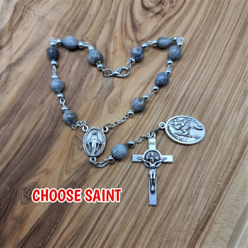 Ankh and Hamsu mini rosary