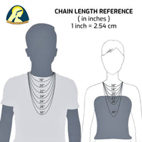 
              Choose Your Saint Chain Necklace with Cross Charm
            