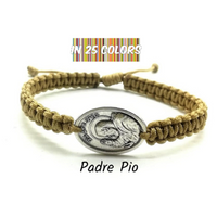 Saint Padre Pio Medal Bracelet