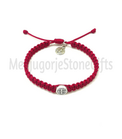 
              red st benedict bracelet
            