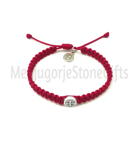 St. Benedict Armband Kleiner Charme Verstellbar MedjugorjeGifts
