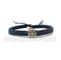 
              St Benedict Bracelet - Small Charm - Adjustable
            