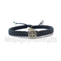 St Benedict Bracelet - Small Charm - Adjustable