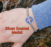 
              St Benedict Color Medal Chain Bracelet
            