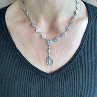 
              Saint Benedict and St Michael Rosary Necklace
            