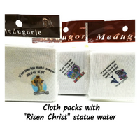 Holy Water Clothes - Risen Christ Crucifix in Medjugorje - Healing Gift