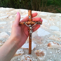 handmade wooden wall cross