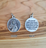 
              Divine Mercy Prayer Medal Pendant - Jesus I Trust In You
            