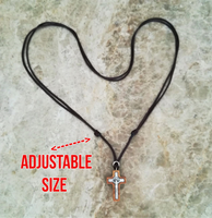 
              Olive Wood Tau Cross Pendant Necklace
            
