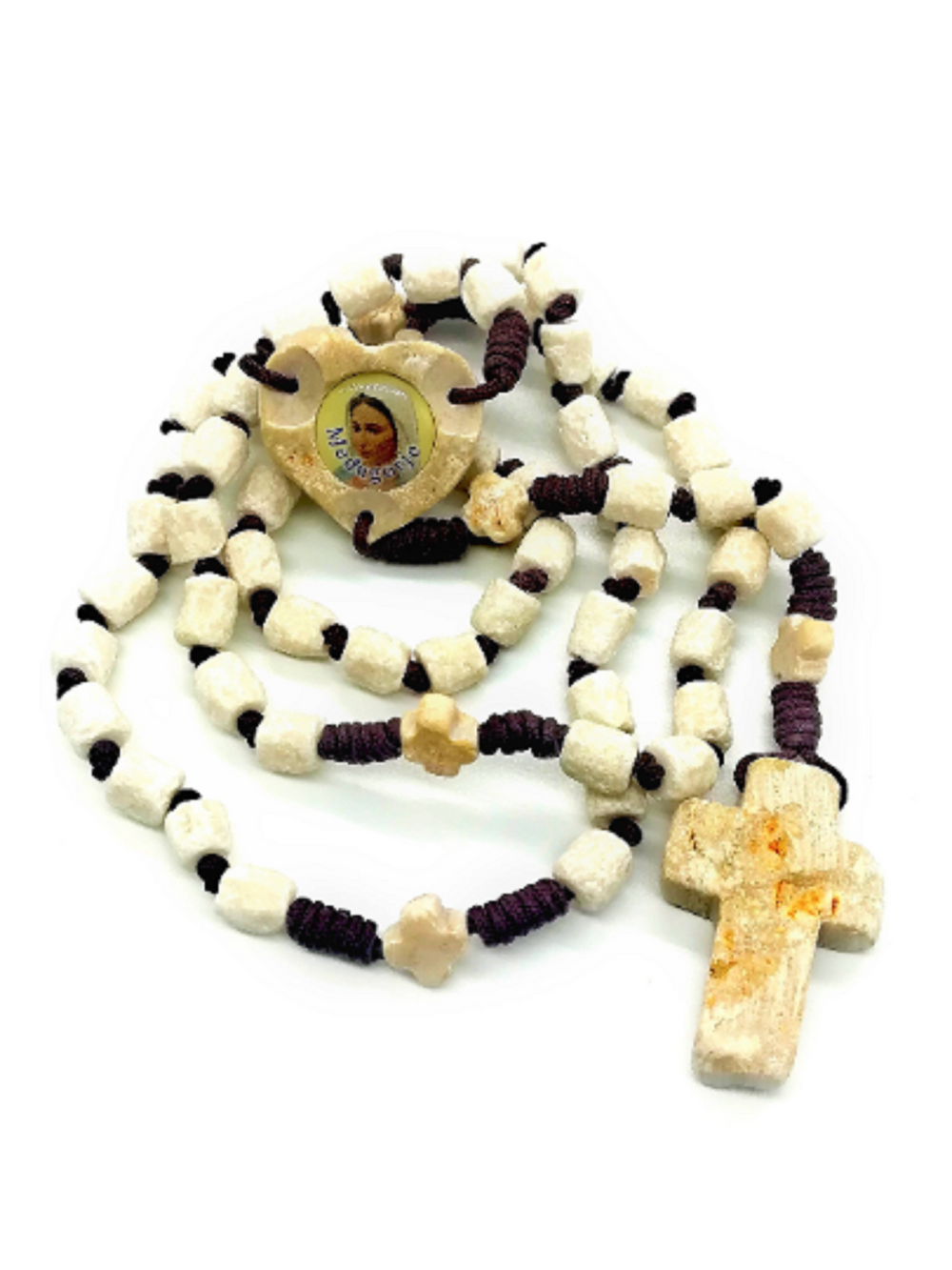 Handmade Medjugorje Stone Rosary - Virgin Mary Heart| MedjugorjeGifts