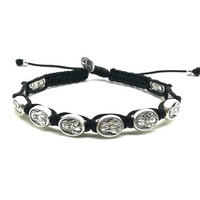 Sacred Heart Mary and Jesus Medals Bracelet